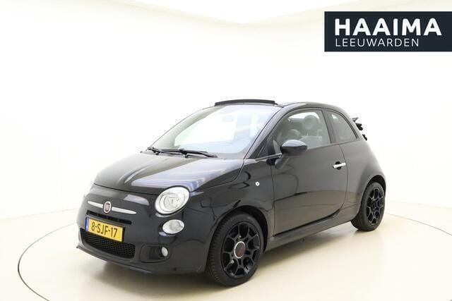 Zwart, metallic lak Gebruikt 2013 Fiat 500C Cabriolet | € 7.950 (Eerlijke prijs) - Afbeelding 1/4
