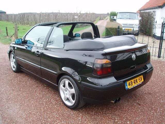 Occasion VW Golf Cabriolet Trendline 75 PK (55 kW) 1998 Zwart Cabriolet