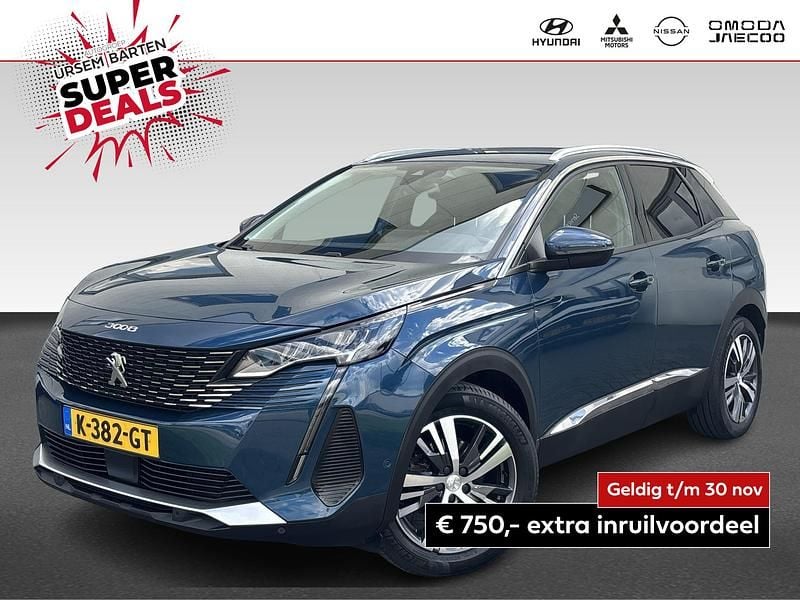 Blauw Gebruikt 2021 Peugeot 3008 Allure SUV | € 19.430 (Goede deal) - Afbeelding 1/4