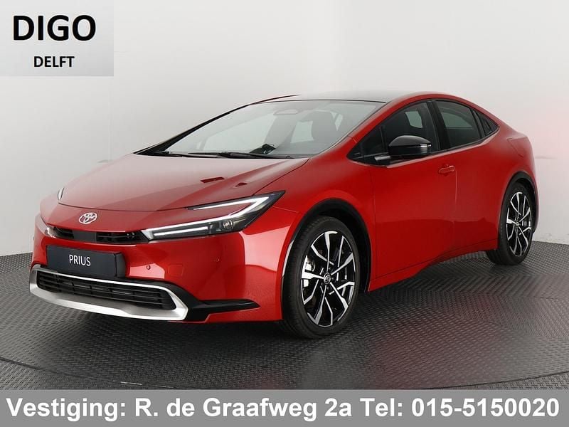 Rood Gebruikt 2023 Toyota Prius Executive Hatchback | € 36.900 (Eerlijke prijs) - Afbeelding 1/3