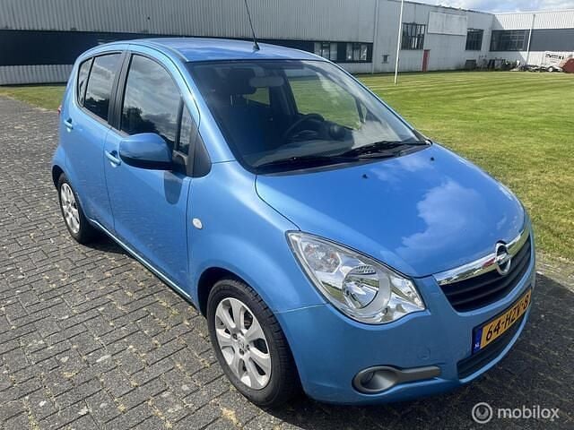 Blauw Gebruikt 2009 Opel Agila Edition Hatchback | € 1.499 (Super prijs) - Afbeelding 1/4