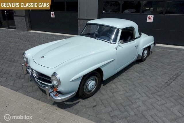 Blauw Gebruikt 1957 Mercedes 190 Cabriolet | € 89.000 - Afbeelding 1/4