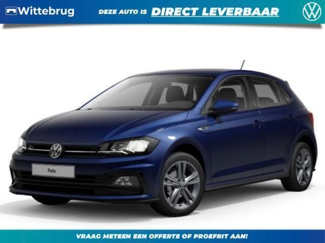 Blauw, metallic lak Nieuw 2025 VW Polo R-line Hatchback | € 34.395 (Iets duurder) - Afbeelding 1/4