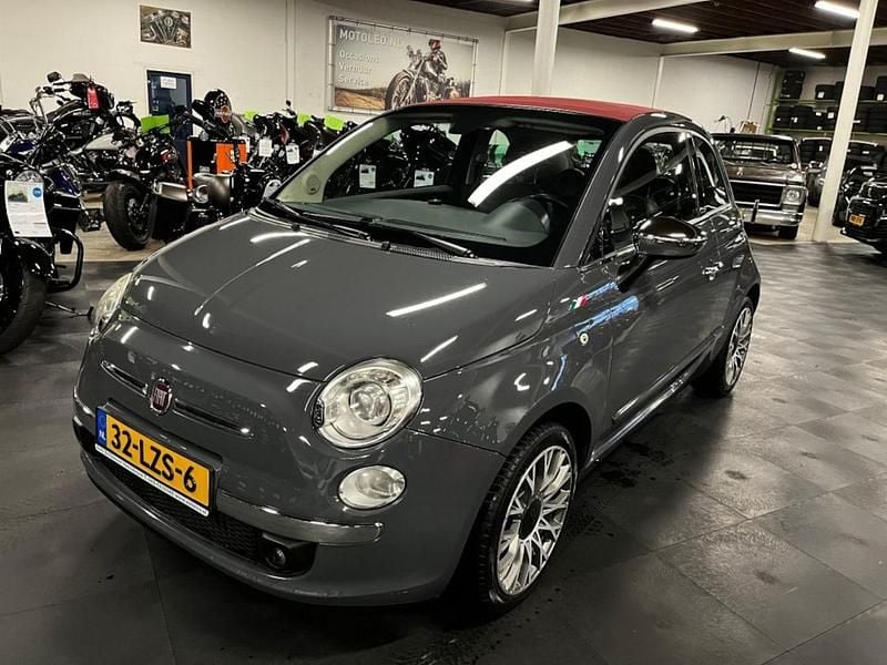 Grijs Gebruikt 2010 Fiat 500 Rock Cabriolet | € 7.950 (Eerlijke prijs) - Afbeelding 1/4