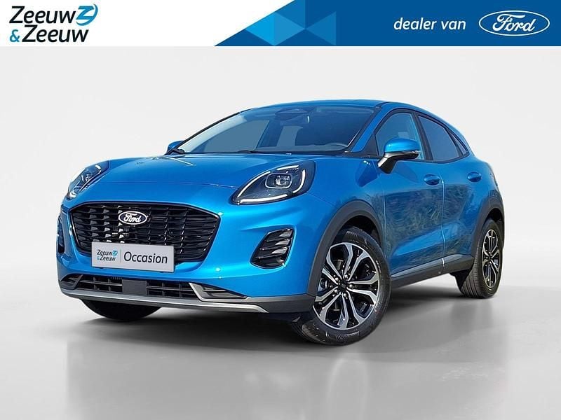 Blauw Nieuw 2025 Ford Puma Titanium SUV | € 32.645 (Super prijs) - Afbeelding 1/4