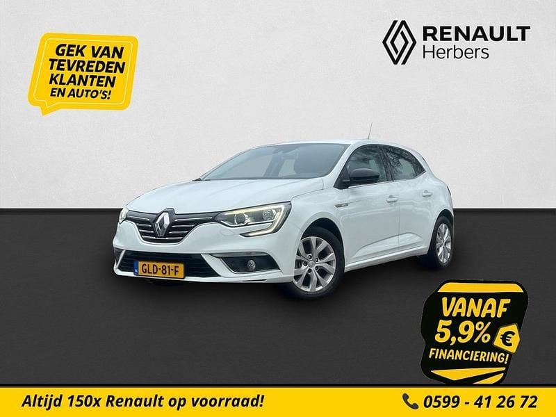 Wit Occasion 2019 Renault Mégane GrandTour LIMITED Stationwagen | € 14.950 (Eerlijke prijs) - Afbeelding 1/4