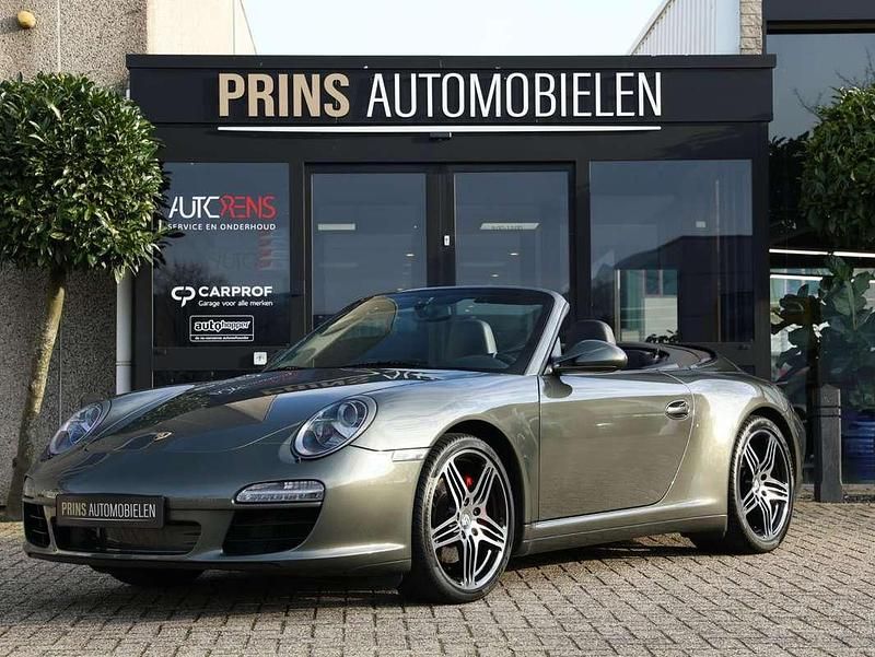 Occasion Porsche 911 Carrera 4S Cabriolet Chrono 385 PK (283 kW) 2009 Groen Cabriolet