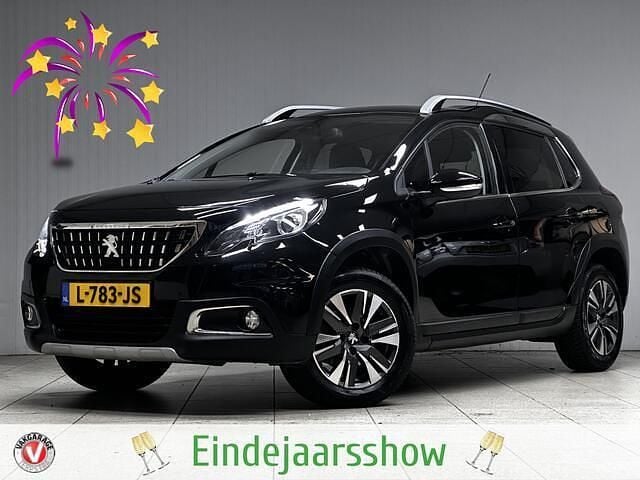 Zwart (metallic) Gebruikt 2019 Peugeot 2008 SUV | € 10.995 (Super prijs) - Afbeelding 1/4