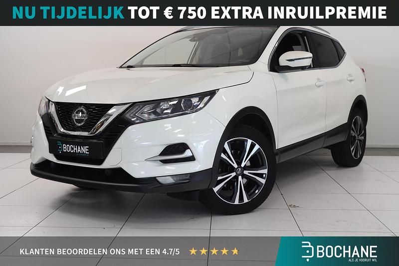 Wit Gebruikt 2020 Nissan Qashqai N-Connecta SUV | € 21.395 (Eerlijke prijs) - Afbeelding 1/4