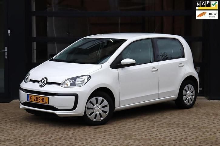 Wit Gebruikt 2019 VW up! move up! Hatchback | € 8.495 (Goede deal) - Afbeelding 1/4