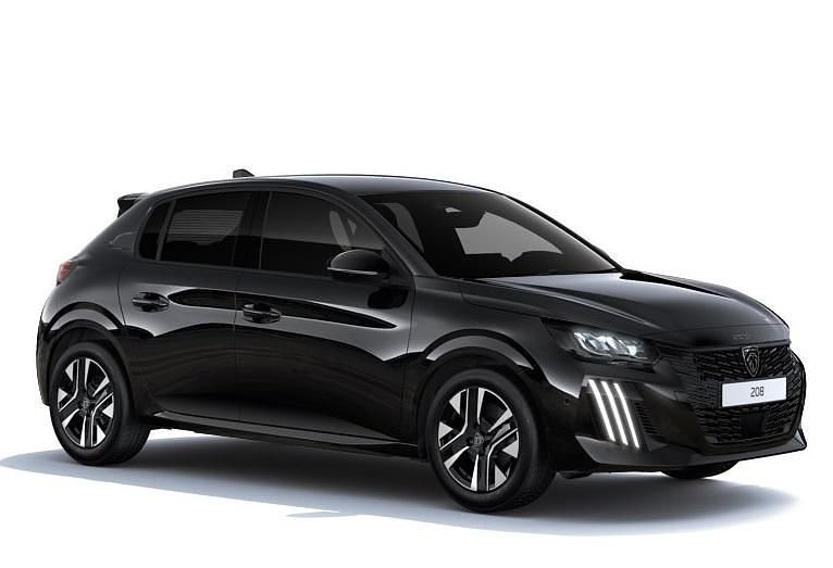 Nieuw Peugeot 208 Allure 110 PK (80 kW) 2025 Zwart Hatchback