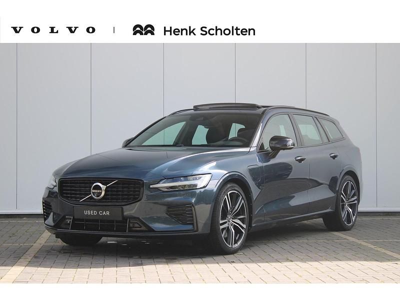 Blauw Gebruikt 2020 Volvo V60 R-Design Stationwagen | € 32.950 (Eerlijke prijs) - Afbeelding 1/4