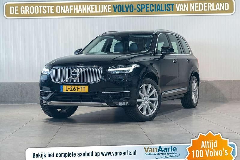Zwart Gebruikt 2017 Volvo XC90 Inscription SUV | € 31.850 (Eerlijke prijs) - Afbeelding 1/3