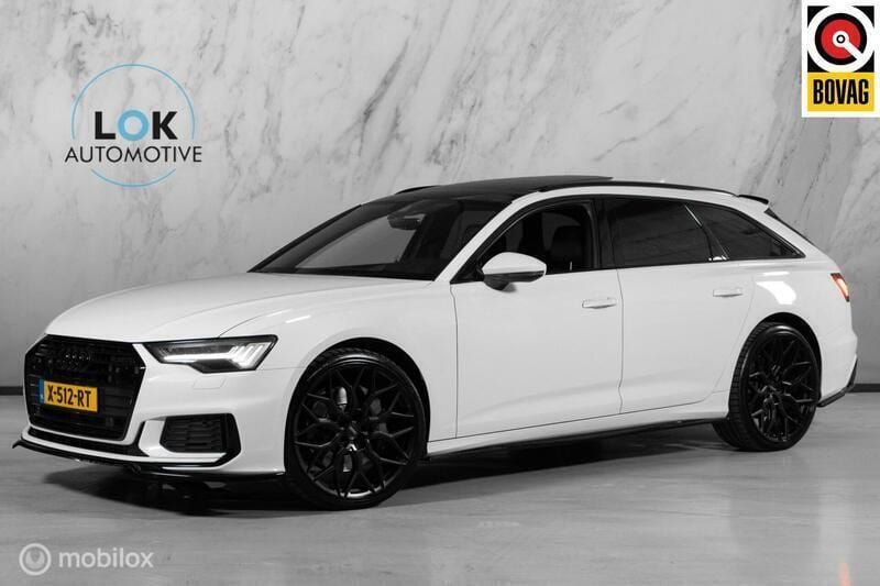 Wit Gebruikt 2019 Audi A6 S-Line Stationwagen | € 42.999 (Eerlijke prijs) - Afbeelding 1/4