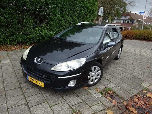 Zwart Gebruikt 2007 Peugeot 407 Stationwagen | € 650 (Super prijs) - Afbeelding 1/4