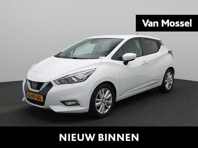 Wit Occasion 2019 Nissan Micra N-Connecta Hatchback | € 11.640 (Eerlijke prijs) - Afbeelding 1/4