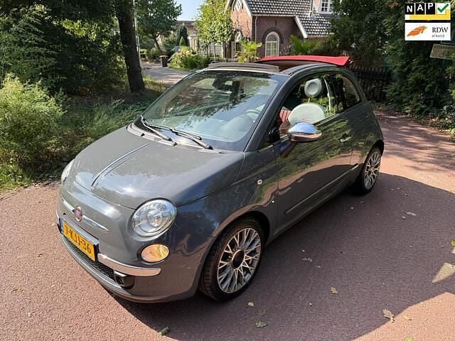 Grijs Gebruikt 2013 Fiat 500C Lounge Cabriolet | € 5.695 (Super prijs) - Afbeelding 1/4