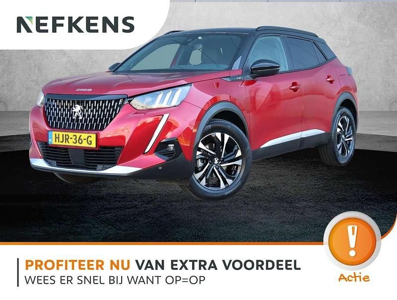 Rood Gebruikt 2021 Peugeot 2008 GTi SUV | € 23.500 (Iets duurder) - Afbeelding 1/3