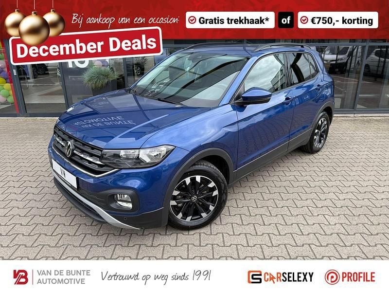 Blauw Gebruikt 2021 VW T-Cross Style SUV | € 18.950 (Eerlijke prijs) - Afbeelding 1/3