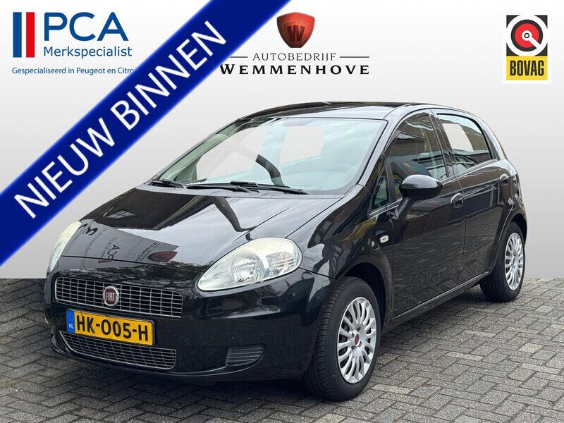 Zwart Gebruikt 2009 Fiat Grande Punto Active Hatchback | € 4.345 - Afbeelding 1/4