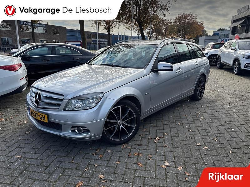 Grijs Gebruikt 2010 Mercedes C180 Avantgarde Stationwagen | € 7.950 (Eerlijke prijs) - Afbeelding 1/4