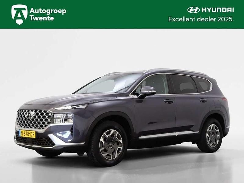 Donker blauw metallic Gebruikt 2021 Hyundai Santa Fe SUV | € 34.950 (Eerlijke prijs) - Afbeelding 1/4
