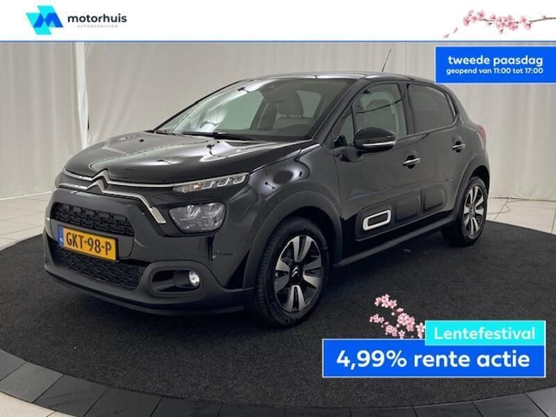 Zwart Nieuw 2024 Citroën C3 PureTech Hatchback | € 23.040 (Duur) - Afbeelding 1/3