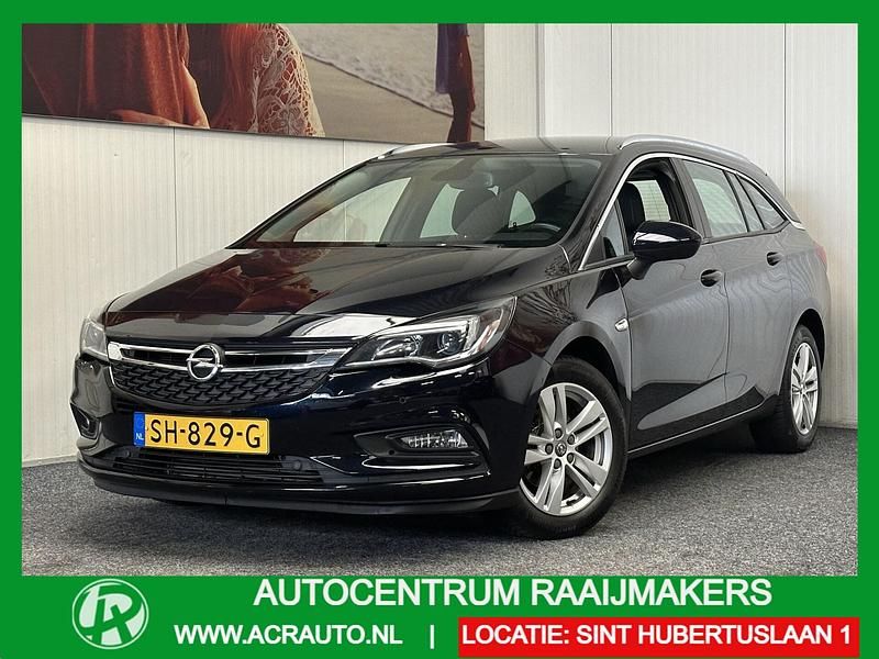 Blauw Gebruikt 2018 Opel Astra Edition Stationwagen | € 10.340 (Eerlijke prijs) - Afbeelding 1/4