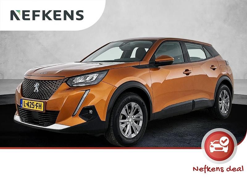 Oranje Gebruikt 2021 Peugeot e-2008 Active SUV | € 15.725 (Goede deal) - Afbeelding 1/3