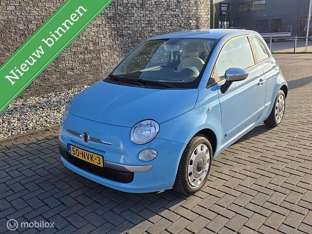 Blauw Occasion 2010 Fiat 500 Lounge Hatchback | € 3.750 (Eerlijke prijs) - Afbeelding 1/4