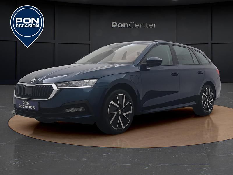 Blauw Gebruikt 2021 Skoda Octavia Business Line Stationwagen | € 20.950 (Eerlijke prijs) - Afbeelding 1/3