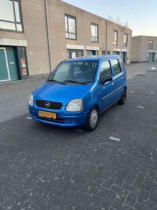 Blauw Gebruikt 2001 Opel Agila Comfort MPV | € 695 (Goede deal) - Afbeelding 1/4