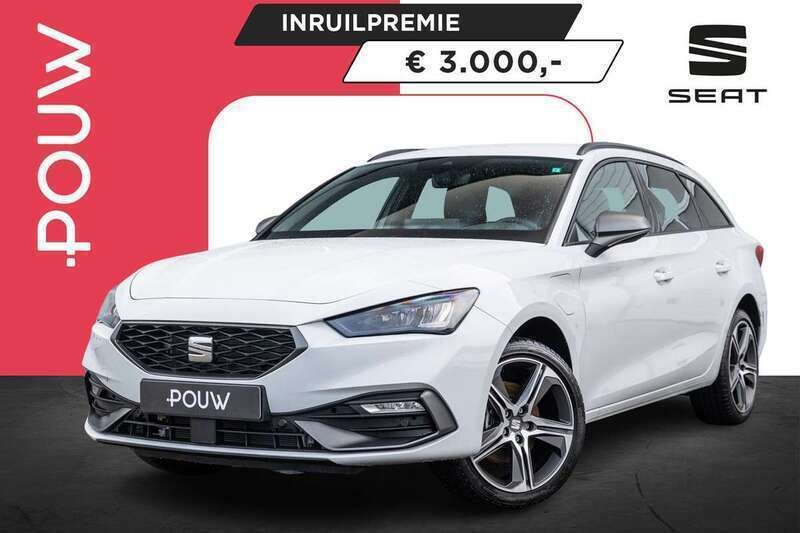 Wit Nieuw 2024 Seat Leon ST FR Stationwagen | € 37.950 (Eerlijke prijs) - Afbeelding 1/4