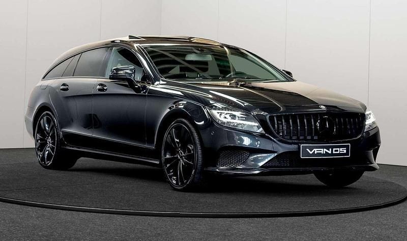 Zwart Gebruikt 2014 Mercedes CLS220 Stationwagen | € 15.000 - Afbeelding 1/4