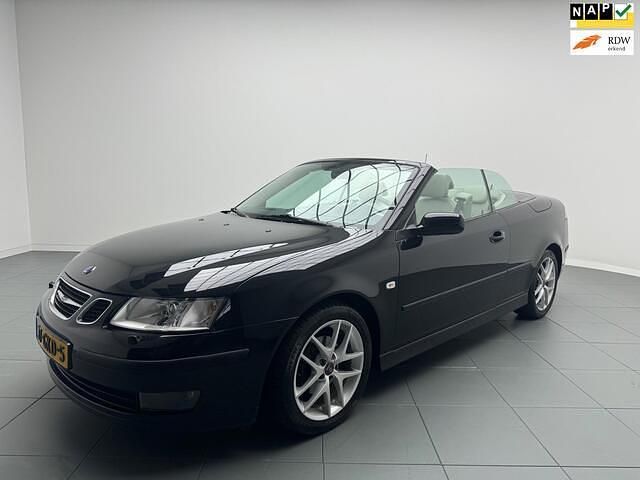 Zwart Gebruikt 2007 Saab 9-3 Cabriolet Vector Cabriolet | € 7.450 (Super prijs) - Afbeelding 1/4