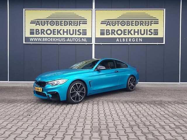Blauw (metallic) Gebruikt 2015 BMW 420 Executive Coupé | € 9.450 - Afbeelding 1/4