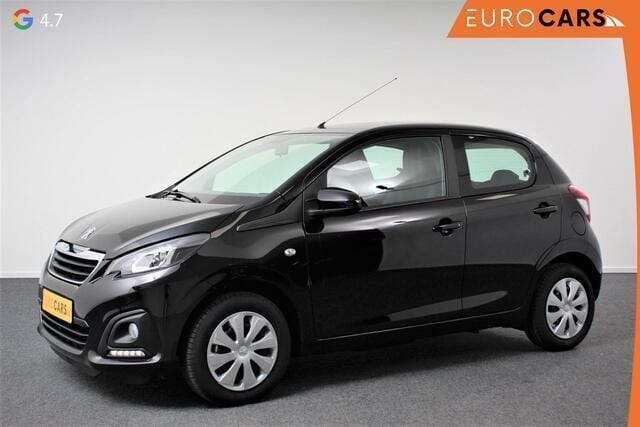 Zwart Gebruikt 2021 Peugeot 108 Active Hatchback | € 8.840 (Goede deal) - Afbeelding 1/4