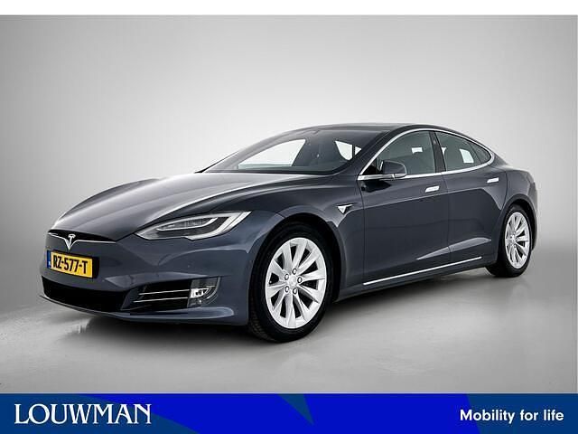 Grijs Gebruikt 2018 Tesla Model S Hatchback | € 28.895 (Eerlijke prijs) - Afbeelding 1/4