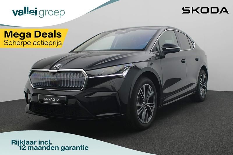 Zwart Occasion 2023 Skoda Enyaq iV Business Line SUV | € 36.900 (Eerlijke prijs) - Afbeelding 1/4