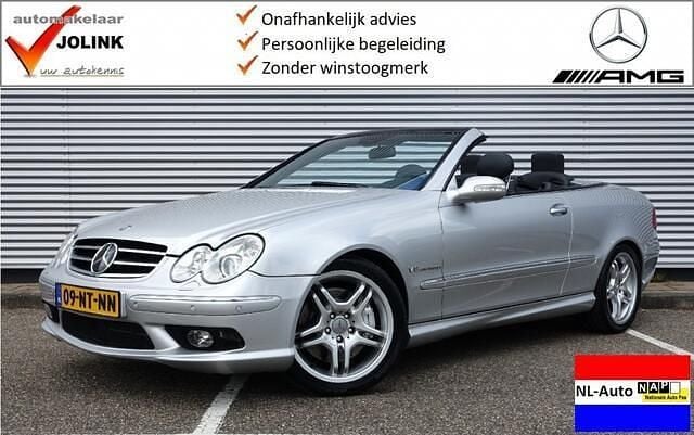 Grijs Gebruikt 2004 Mercedes CLK55 AMG Avantgarde Cabriolet | € 19.950 - Afbeelding 1/4