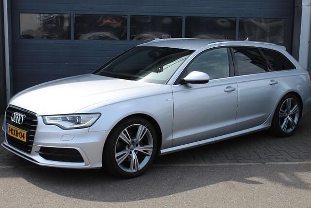 Occasion Audi A6 S-Line 179 PK (131 kW) 2014 Grijs, metallic lak Stationwagen