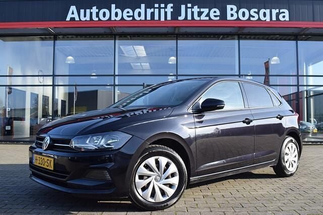 Zwart Occasion 2019 VW Polo Highline Hatchback | € 12.950 (Eerlijke prijs) - Afbeelding 1/4