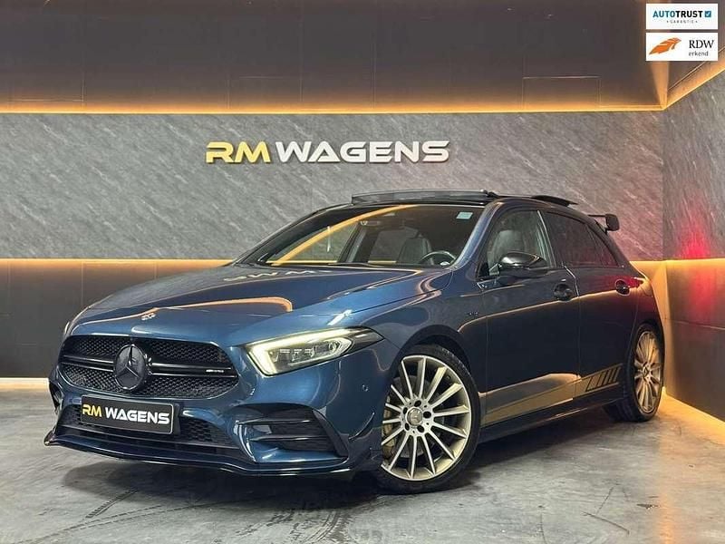 Occasion Mercedes A35 AMG AMG 306 PK (225 kW) 2020 Blauw Hatchback