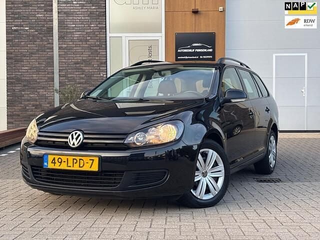 Zwart Gebruikt 2010 VW Golf VI Trendline Stationwagen | € 2.999 (Eerlijke prijs) - Afbeelding 1/4