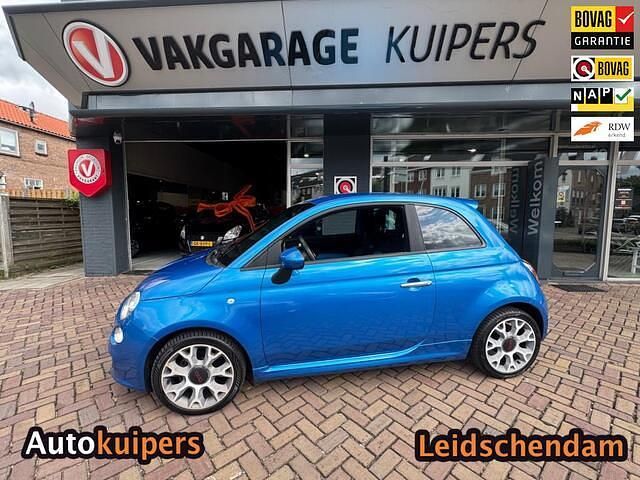 Blauw Gebruikt 2015 Fiat 500S Hatchback | € 8.950 (Eerlijke prijs) - Afbeelding 1/4