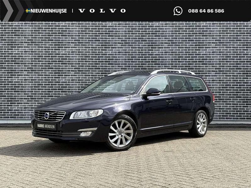 Blauw Gebruikt 2016 Volvo V70 Inscription Stationwagen | € 22.899 (Eerlijke prijs) - Afbeelding 1/4