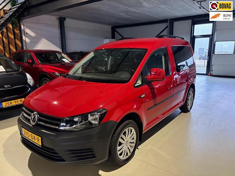 Occasion VW Caddy Trendline 131 PK (96 kW) 2018 Rood MPV