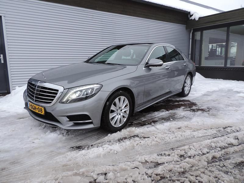 Grijs (metallic) Occasion 2014 Mercedes S350 Prestige Sedan | € 22.900 - Afbeelding 1/4