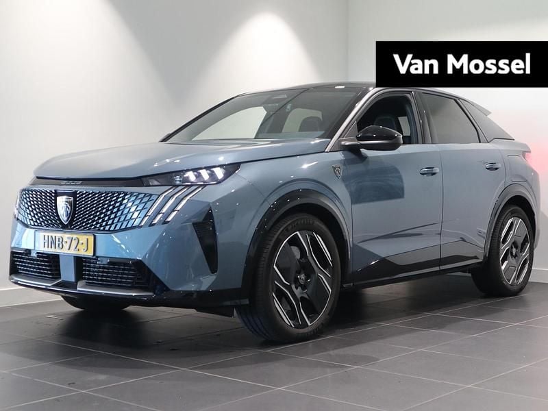 Blauw Nieuw 2025 Peugeot e-3008 Avantage SUV | € 41.440 (Super prijs) - Afbeelding 1/4