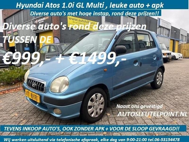 Grijs (metallic) Gebruikt 2006 Hyundai Atos Hatchback | € 999 (Goede deal) - Afbeelding 1/4
